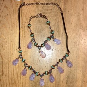 Necklace and Bracelet Set 18” Necklace & Bracelet
